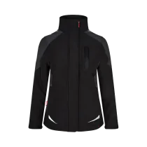 Engel Galaxy Dame Softshelljakke – Komfortabel, Allsidig  (8815-229-2079-2XL, Svart/Antrakittgrå, 1 Stykk, størrelse-2XL)