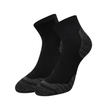 Engel Korte Arbeidsstrømper – Optimal Komfort (9109-3-2058-38/40, Sort/Mørkegrå Melange, Par, størrelse-38/40)