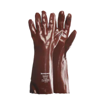 Honeywell PVC HANDSKE, hansker, brune, 12 Par, SGP-5125-100-BRN-10, størrelse 10