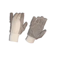 CleanAir Bomullsvantar m vinylnoppor, Sort, 1 Stykk, SGP-U5328-105-BLK-45935, str. 10,5