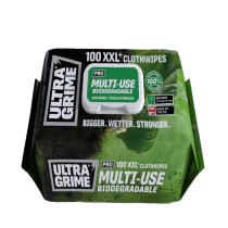 UltraGrime Bio Multi-bruks våtservietter 100-pack, 1 stykke, SKC-KJE5940