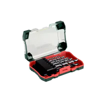 Metabo Borsett og Skrubits-Sett – Allsidig Oppbevaring og Høy Kvalitet, 1 Boks, SME-215