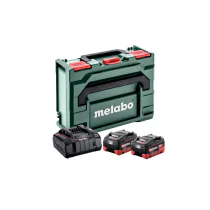 Metabo Basis-sett 2x LiHD 10Ah + ASC 145 + metaBOX, SME-685142000