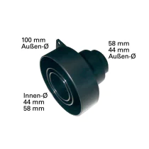 Metabo Avsugsadapter – For Kapp- og Gjæringssager ( 0910058010, 1 Stykk )