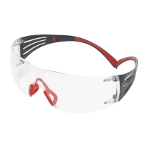 3M SecureFit Vernebriller – Komfortabel Beskyttelse (012318631, Rød, 1 Stykk)