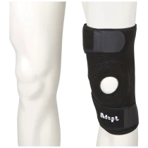 Adapt Knebeskytter – Stabiliserende, komfortabel (013220744, Svart, 1 PAR, størrelse-One Size)
