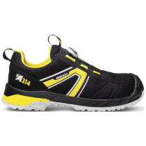 Arbesko Vernesko S1PS – Fleksibel og Pustende (027974115, Svart/Gul, 1 PAR, størrelse-35)