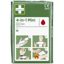 Cederroth Blodstopper – Steril, 4-i-1 Funksjoner (077100667, 1 Boks)