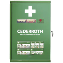 Cederroth Førstehjelp – Låsbart Stålskap (077102036, 1 Sett)