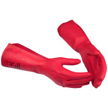 Ansell Solvex Hansker – Kjemikaliebeskyttelse (Rød, 12 Par), SSK-753