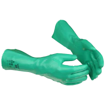 Ansell Kjemikaliehansker – Ekstra Sterk, Matgodkjent (Lys Grønn, 12 Par), SSK-719