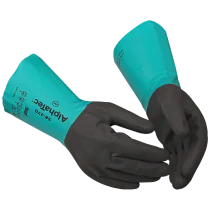 Ansell AlphaTec Hansker – Godt Grip, Silikonfri (132414491, Blå/Svart, 144 Par, størrelse-6)