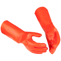 Ansell Kjemikaliehanske – Høy slitestyrke (132432717, Oransje, 1 Par, størrelse-9)