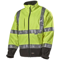 L.Brador Softshelljakke – Vannavvisende, vindtett (Gul/Oransje, XS–3XL), SSK-172