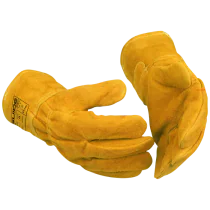 Guide Sveisehanske – Høy slitestyrke, varmebeskyttelse (223530932, Gul, 6 Par, størrelse-10)