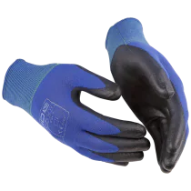Guide Arbeidshanske – Høy fingerfølelse (12 Par, Blå/Svart, Størrelser 5–11), SSK-424