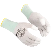 Guide ESD-hanske – Tynn, luftig, slitesterk (Hvit, 6 Par, Størrelse 5–11), SSK-327