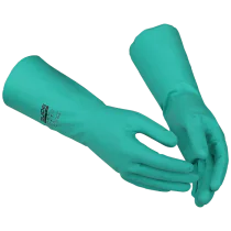 Guide Kjemikaliehanske – Næringsmiddelgodkjent (223604684, Lys blå, 12 Par, størrelse-9)