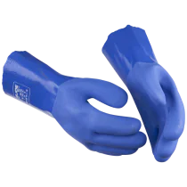 Guide Kjemikaliehanske – Høy slitestyrke, godt grep (223604705, Blå, 12 Par, størrelse-10 HP)