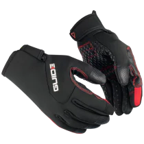 Guide Arbeidshanske 5506 – Slitesterk, komfortabel (Svart, 6 Par, Størrelser 7–12), SSK-332