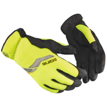 Guide Vinterhanske – Vanntett, Høy Slitestyrke (223900013, Gul/Svart, 3 Par, størrelse-7)