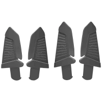 Zekler Lampeklips – Reserveklips for Vernehjelm (Grå / Lys grå, 1 Sett), SSK-573