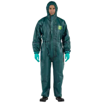 Ansell AlphaTec Kjemisk Beskyttelse – Korttidsdress / 4000 Serien (Grønn), SSK-850