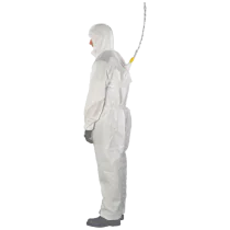 Ansell AlphaTec Korttidsdress – Kjemikaliebeskyttelse (Hvit, 40 Stykk), SSK-899