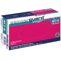 Semperguard Vinylhansker – 1 Par, Størrelse 7–10, SSK-407