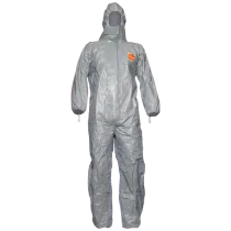 DuPont Tychem Korttidsdress – Kjemisk Beskyttelse, Grå & Oransje, Størrelser S–3XL, SSK-604