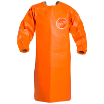 DuPont Tychem Korttidsfrakk – Beskyttelse, Oransje, S–3XL, SSK-544