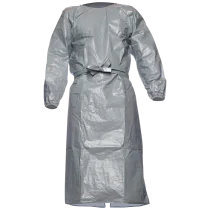 DuPont Tychem Frakk – Kjemikaliebeskyttelse (Grå, 25 stk, S–2XL), SSK-521