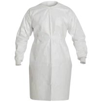 Tyvek Kjemisk Beskyttelsesfrakk – Partikkel- og Mikroorganismebeskyttelse, Hvit, 1 Stykk, Størrelse S/M – L/2XL, SSK-1016
