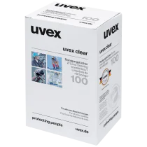 Uvex Brillerens – Rask Rengjøring, Silikonfri (616051791, Klar, 1 Boks)