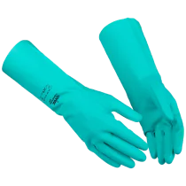 Uvex Profastrong Hansker – Høy fingerfølelse, kjemikaliebeskyttelse (616080103, Blå, 12 Par, størrelse-7)