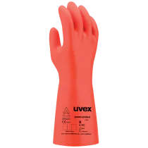 Uvex Power Protect V1000 – Elektrisk Spenningsbeskyttelse, Oransje, 1 Par, Størrelser 8–11, SSK-989