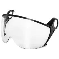 Kask Visir – Ripebestandig, Antiduggbehandlet (Klar/Grå/Sølv, 1 Stykk), SSK-1011