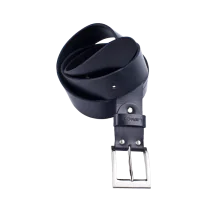 L.Brador Belte – Kraftig, vegetabilsk garvet okseskinn (800020984, Svart, 1 Stykk, størrelse-One Size)