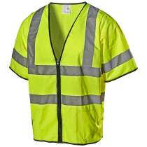 L.Brador Refleksvest – Høy synlighet, komfortabel passform – Gul, størrelse L-XL, SSK-006