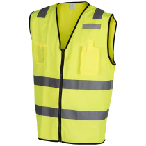 L.Brador Refleksvest – Høy synlighet (Gul, 1 stykk, M/L, XL/2XL), SSK-005