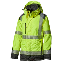 L.Brador Vinterjakke – Varmt Foret & HI-Vis (800052454, Gul, 1 Stykk, størrelse-XS)