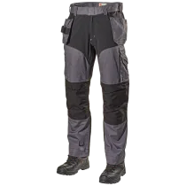 L.Brador Arbeidsbukse – Høy Slitestyrke, Komfortabel Passform (800052523, Grå, 1 Stykk, størrelse-56)