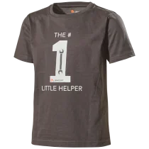 L.Brador T-skjorte – Praktisk og Komfortabel (800053019, Grå, 1 Stykk, størrelse-98/104)