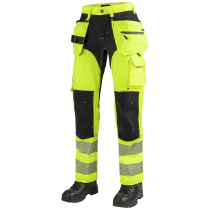 L.Brador Advarselsbukser – Høy Slitestyrke, Komfortabel Passform (Gul/Svart), SSK-929