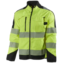 L.Brador Arbeidsjakke – Høy synlighet, Vannavstøtende, Høy slitestyrke (Gul/Oransje; XS–5XL), SSK-203