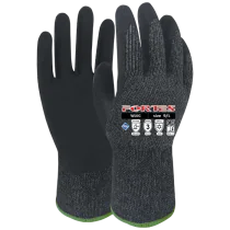 Fortes Skjærebeskyttelseshanske – God Slitestyrke (Svart, 6 Par), SSK-746