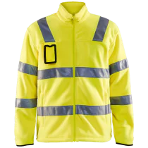 Blåkläder Fleecejakke – Høy Synlighet, Komfort ( 811436666, Gul, 1 Stykk, størrelse-XS )