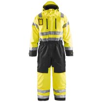 Blåkläder Heldress – Varmfôret, Vanntett ( 811438001, Gul/Svart, 1 Stykk, størrelse-C56 )