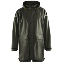 Blåkläder Regnjakke – Vanntett, vindtett ( 811457472, Grønn, 1 Stykk, størrelse-XL )