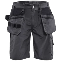 Blåkläder Shorts – Cordura Forsterkede Lommer (Mørkegrå/Svart, Størrelser C44-C64), 1 Stykk, SSK-B621